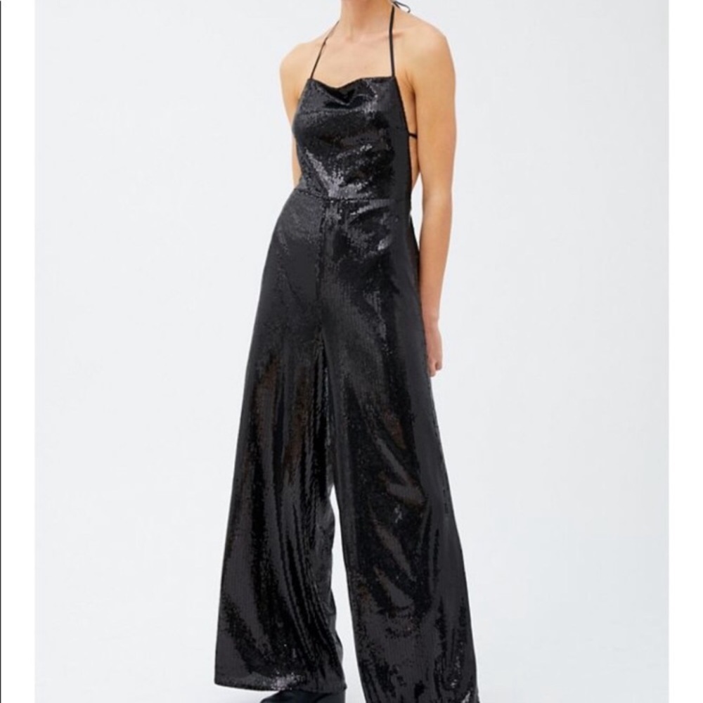 Urban Outfitters Elwood Sequin Jumpsuit